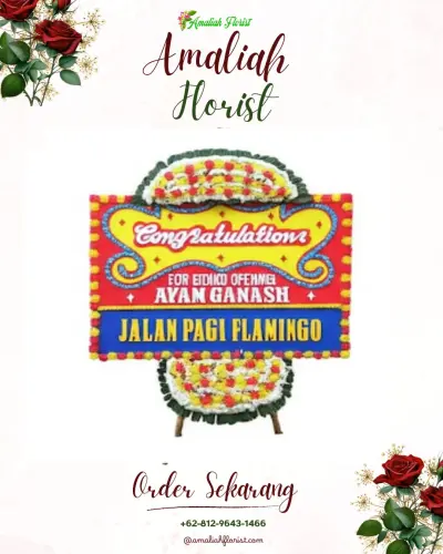 Bunga Papan Congratulation di Kutorembet